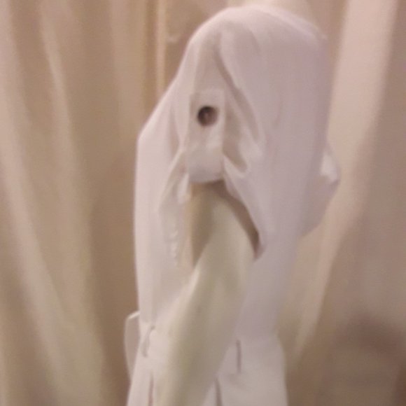 Elegant White Women's Dress - Picture 1 of 6